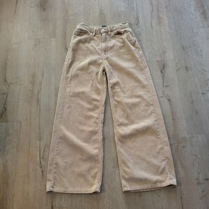 Urban Outfitters BDG High + Side Tan Corduroy Pants Size 27